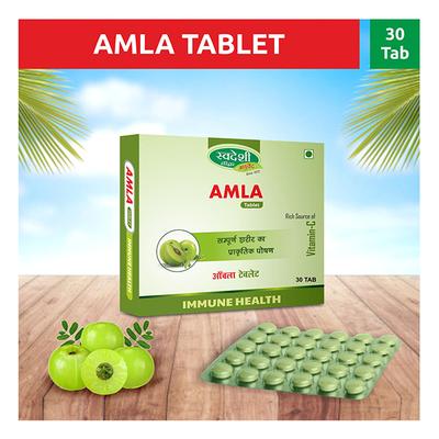 Swadeshi Ayurved Amla Tablet 30's - Health Products