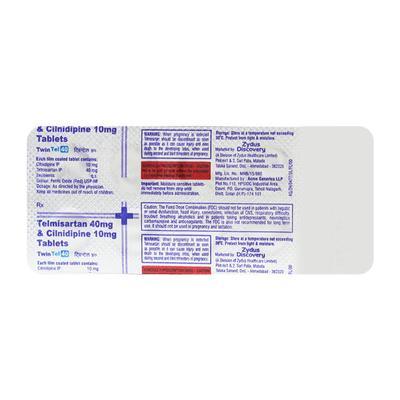 Twintel 40mg Tablet 10'S - Hypertension-Ang