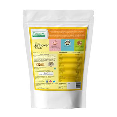 The Food Folks Chosen Raw Sunflower Seeds 250 gm - Nutritional Bars