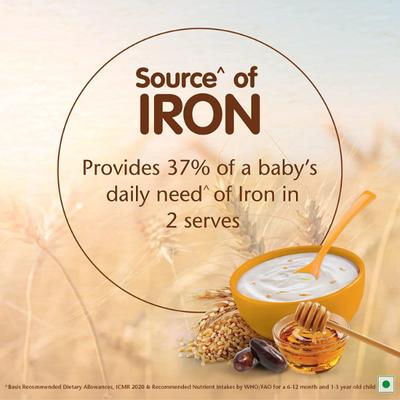 Nestle Cerelac Stage 3 (10 Months+) Powder 300 gm - Wheat Honey Dates (Refill Pack) - Baby And Infant Supplements