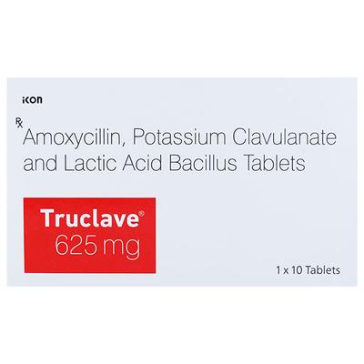 Truclave 625Mg Tablet 10's - Bacterial Infections-Pen