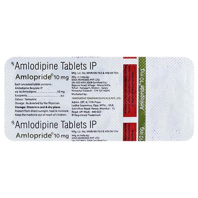 AMLOPRIDE 10 Tablet 10's - Hypertension-Cal