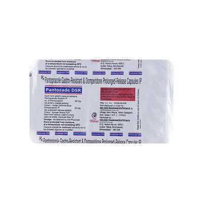 PANTOZADE D SR 30/40 Capsule 10's - Ulcer/Reflux/Flatulence-Aaa