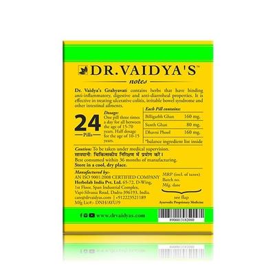 Dr.Vaidya's Grahyavati Pills 24's - Speciality Medicines