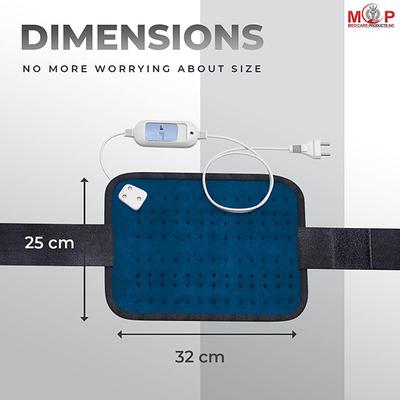 MCP Electric Heating Pad - Velvet Blue - Hot Pack/Ice Bag