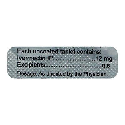 IVERHEAL 12 Tablet 10's - Parasitic Worms-Ant
