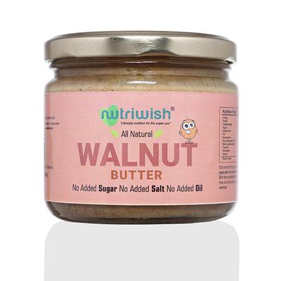 Nutriwish Walnut Butter 250 gm - Nutritional Bars
