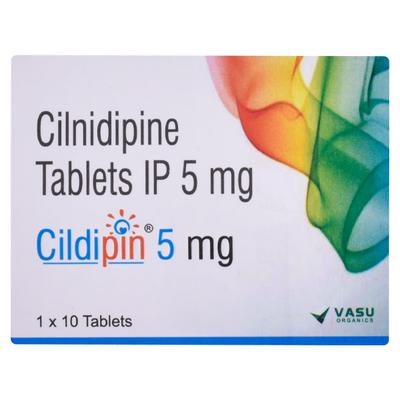 CILDIPIN 5mg Tablet 10's - Hypertension-Cal