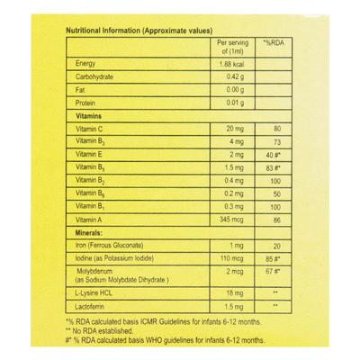A TO Z NS Strawberry Flavour Drops 15ml - Supplements-Vam