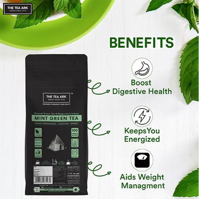 The Tea Ark Tea Bags - Mint Green Tea 100's - Herbal/Green Teas