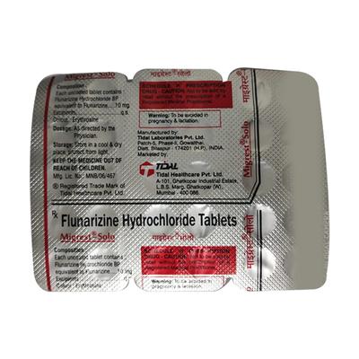 MIGREST SOLO Tablet 30's - Migraine
