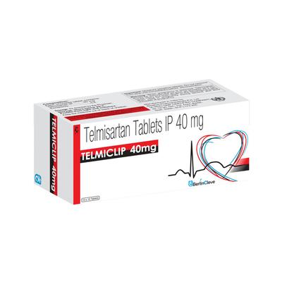TELMICLIP 40mg Tablet 10's - Hypertension-Ang