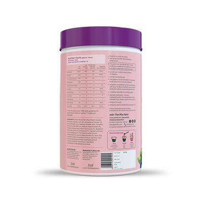 Plix The Plant Fix Fit & Slim Smoothie For Healthy Weight Management And Metabolism Strawberry Flavour Pack Vegan Gluten Free 500 gm - Weight Loss