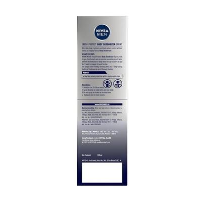 Nivea Men Body Deodorizer Sprint 120 ml - Women Deodorants/Roll-Ons