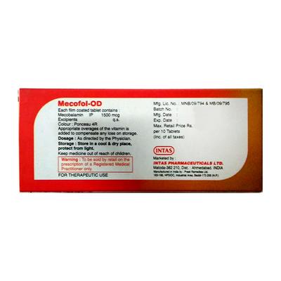 Mecofol OD Tablet 10'S - Supplements-Vam
