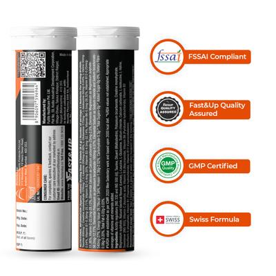 Fast&Up Nightout Tablet - Fizzy Lemon Flavour 10's - Energy Drinks