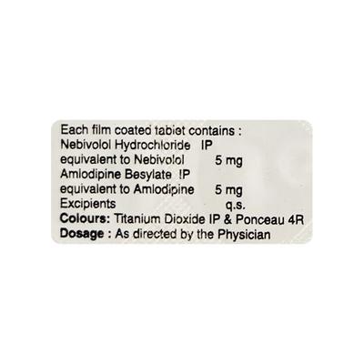 Nebiqol AM Tablet 10'S - Hypertension-Bet
