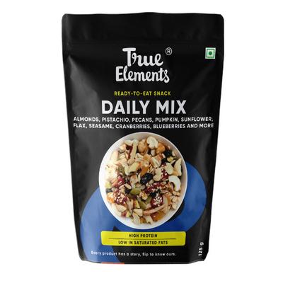 True Elements Daily Dose Trail Mix 125 gm - Nutritional Bars