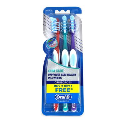 Oral-B Pro Health CrissCross Gum Care Toothbrush - Medium (Buy 2 Get 1 Free) - Toothbrushes