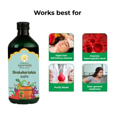 Kerala Ayurveda Draksharishta Syrup 450 ml - Speciality Medicines