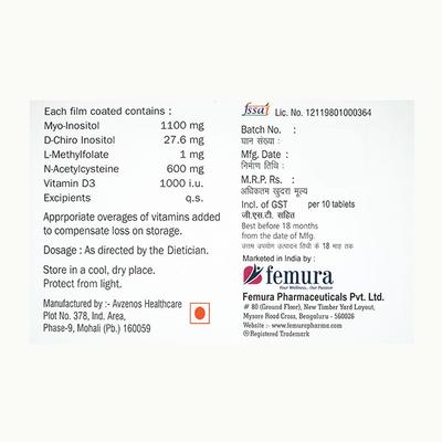 MYOFEM Tablet 10's - Supplements-Vam