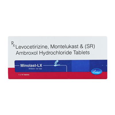 MINOLAST LX Tablet 10's - Cough And Cold-Cou