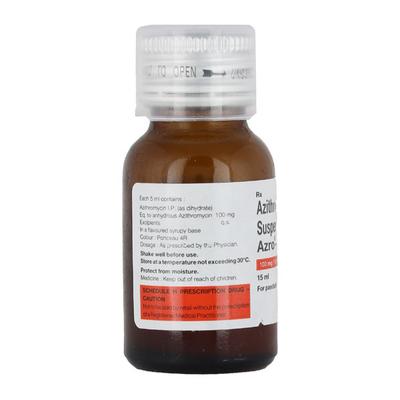 Azro 100mg Suspension 15ml - Bacterial Infections-Mac