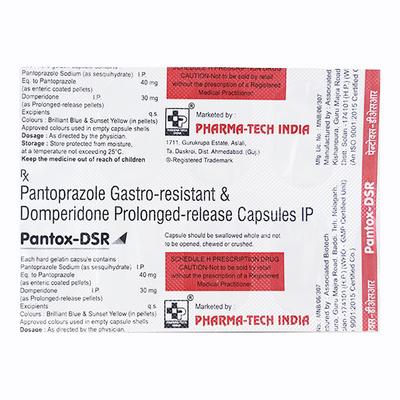 PANTOX DSR Capsule 10's - Ulcer/Reflux/Flatulence-Aaa
