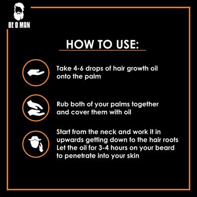 Beoman Beard Growth Oil 50 ml - Beard Oil