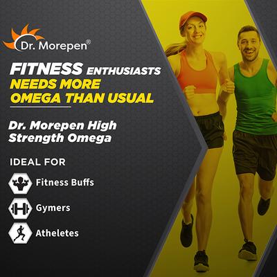 Dr. Morepen Muscle Food Omega 3 Fish Oil Softgel 60's - Omega Fish Oil Fatty Acids