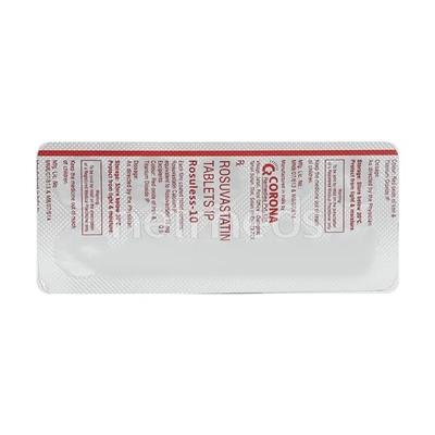 Rosuless 10mg Tablet 10'S - High Cholesterol-Dys