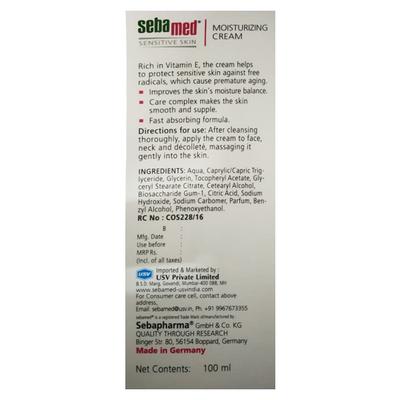 SEBAMED SENSITIVE SKIN MOISTURIZING Cream 100ml - Day Cream