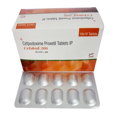 CEFABID 200 Tablet 10's - Bacterial Infections-Cep