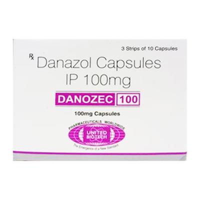 DANOZEC 100mg Capsule 10's - Hormonal Therapy-And