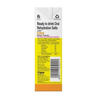 Prolyte ORS Liquid - Lemon Flavour 200 ml - Oral Rehydration (Ors)