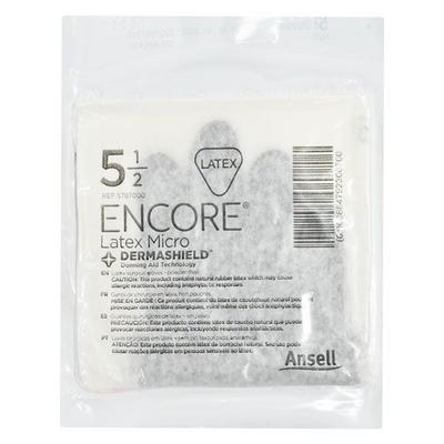 Ansell Encore Latex Micro Powder Free Gloves 5787000 (Size 5 1/2) 1's - Gloves - S