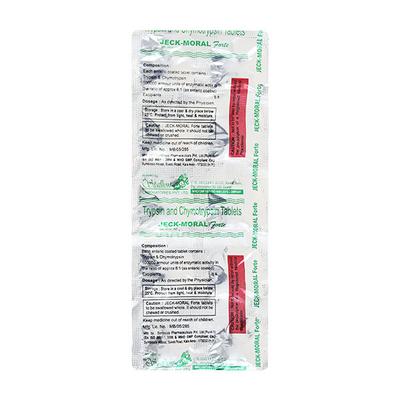 JECK MORAL FORTE Tablet 10's - Pain relief-Ant