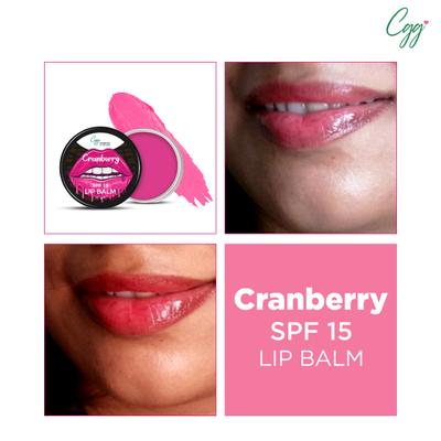 CGG Cosmetics Lip Balm SPF 15 - Cranberry 10 gm - Lip Balms