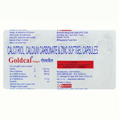 GOLDCAL Softgel 10's - Supplements-Cal