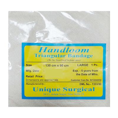 Unique Handloom triangular Bandage (130cm x 90cm) 1's - Bandages