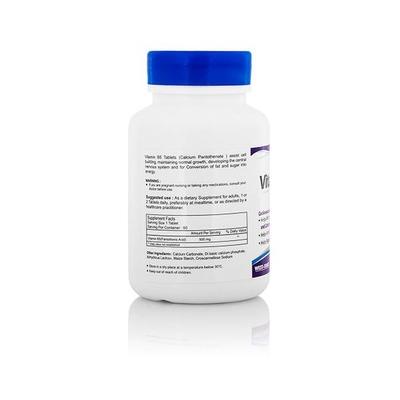 HealthVit Vitamin B5 500 mg Tablet 60's - Multi-Vitamins