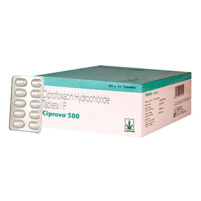 Ciprova 500mg Tablet 10'S - Bacterial Infections-Cep