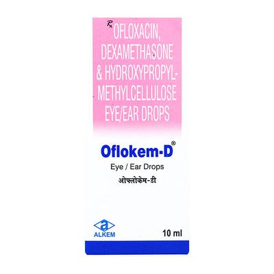 Oflokem D Eye/Ear Drops 10ml - Eye Infections-Eaa