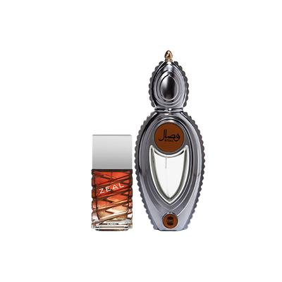 Ajmal Zeal EDP Aquatic Woody Perfume And Wisal EDP Floral Musky Perfume 150 ml - Perfumes (Edt/Edp)