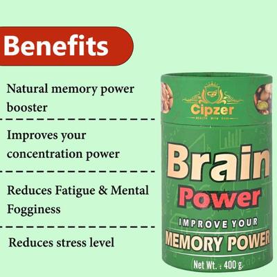 Cipzer Brain Power Memory Booster Powder 400 gm