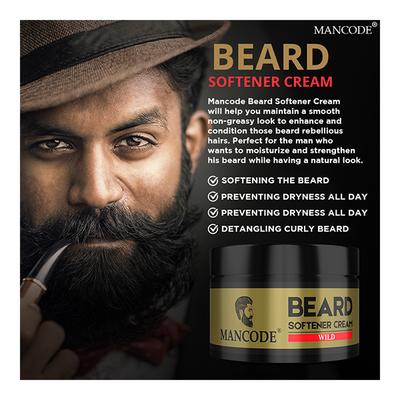 Mancode Beard Softener Cream - Wild 50 gm - Beard Softener