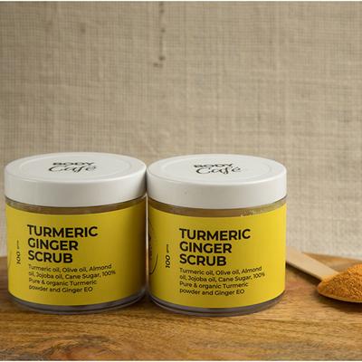 Body Cafe Turmeric Ginger Scrub 100 gm - Face Scrubs
