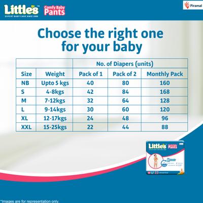 Littles Comfy Baby Diaper Pants (XXL) 1's (N) - Diapers & Wipes