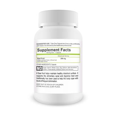 Bhumija Lifesciences Bael Fruit 250 mg Capsule 60's - Health Products