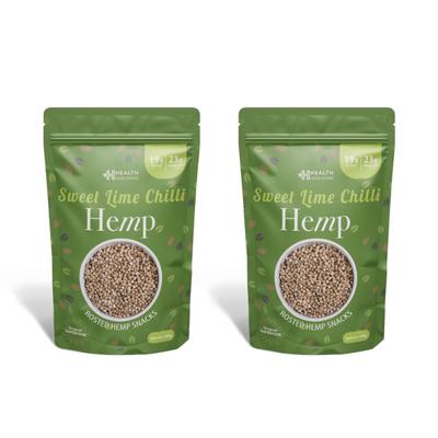 Health Horizons Sweet Lime Chilli Roasted Hemp Seeds (Pack of 2 x 100 gm) 1's - Nutritional Bars